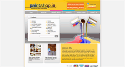 Desktop Screenshot of paintshop.ie